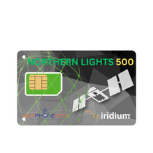  Iridium Northern Lights Prepaid SIM (500 Minutes) - New User - For calls from Alaska and Canada - 1 Year Expiry