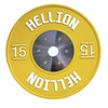 Hellion Elite Competition Bumper Plate V2.0 Raised Logo - 15kg (SINGLE)