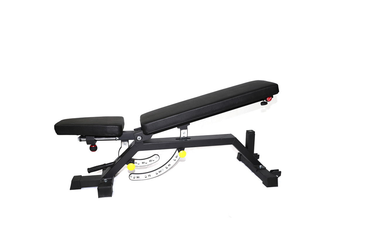 Goliath adjustable no-gap bench.