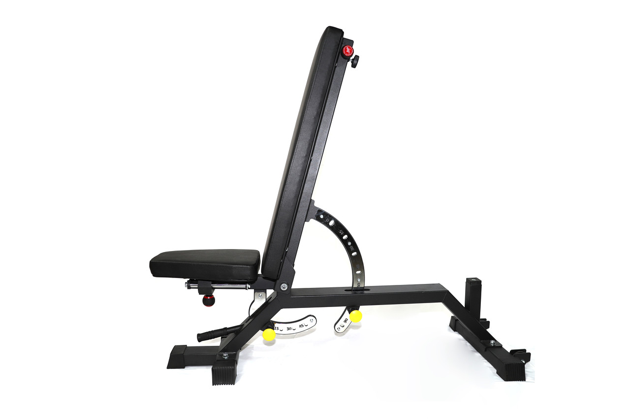 Goliath adjustable no-gap bench.