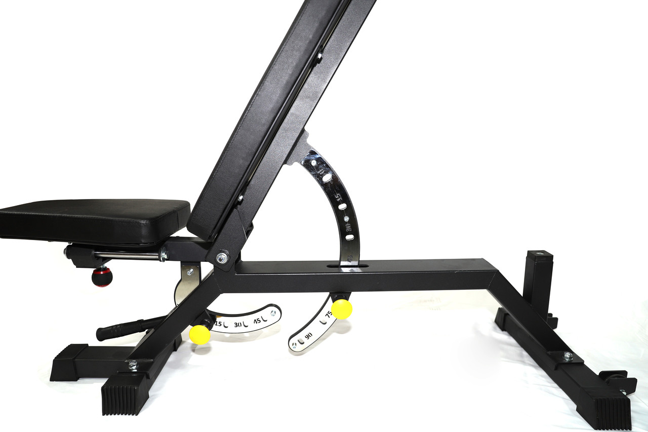 Goliath adjustable no-gap bench.