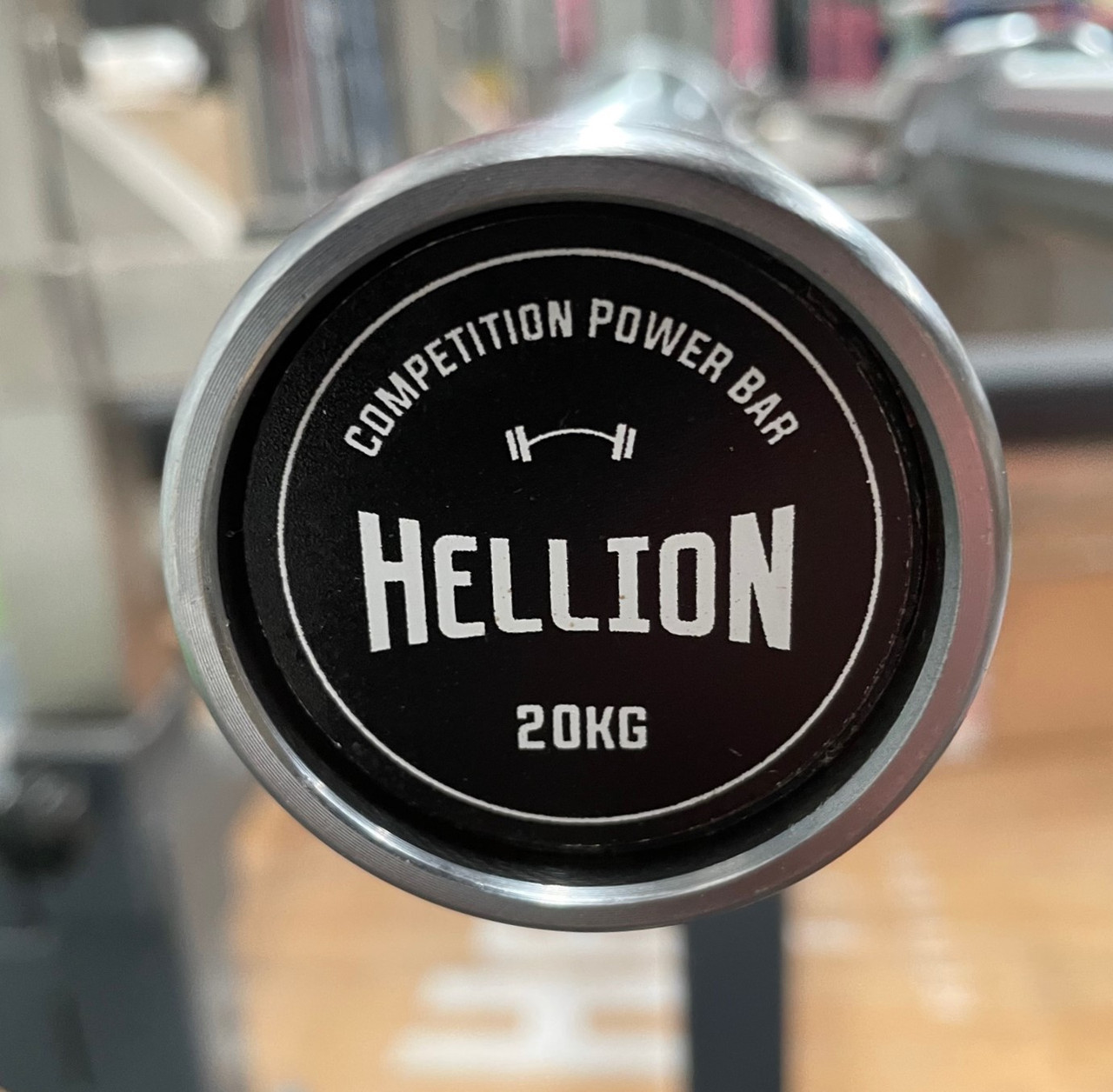 HELLION Black Zinc Power Bar - 29mm. 1,500lbs.  Volcano knurl.  Hard Chrome Sleeve.
