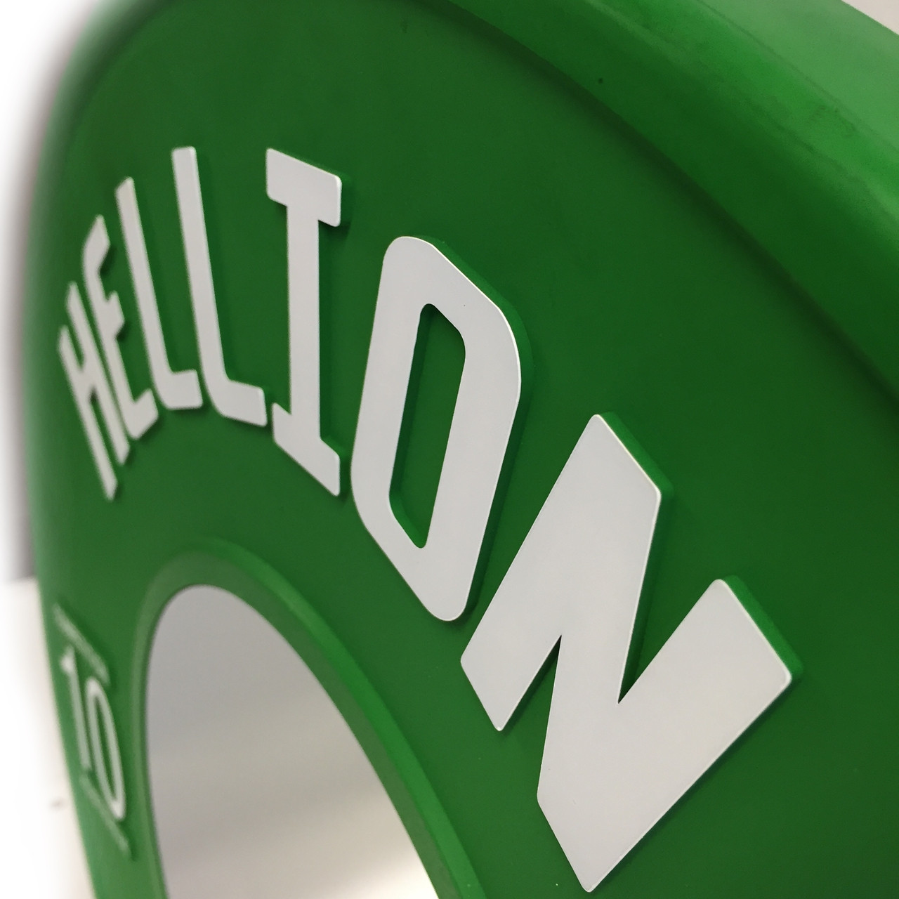 Hellion Elite Competition Bumper Plate V2.0 Raised Logo - 10kg (SINGLE)