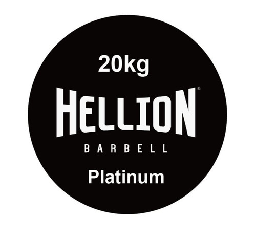 Hellion Platinum Men's Needle Bearing Olympic Barbell (1,500lbs / 180,000PSI) - Chrome