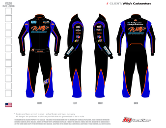 Willy's K1 RaceGear Driving Suits