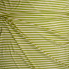 Lime and Ivory Horizontal Stripe Stretch Cotton Micro Rib Fabric By The Yard - Wide shot