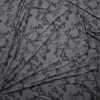 Charcoal Butterflies on Grey Double Brushed Poly/Spandex Knit Fabric By The Yard - Wide shot