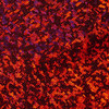 Red on Black Shattered Glass Nylon Lycra Fabric - Laid Flat to Show Detail