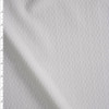 Ivory Staggered Geometric Textured Double Knit Fabric By The Yard
