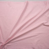 Pink and White Textured Plaid Cotton Poplin Fabric By The Yard - Wide shot