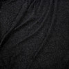 Black Sparkling Furry Sweater Knit Fabric By The Yard - Wide shot