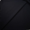 Black Designer Heavy Wool Twill Fabric By The Yard - Wide shot