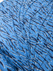 Blue Tiger Double Brushed Poly Fabric By The Yard - Wide shot