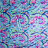Green, Aqua, Pink, and Purple Grunge Tie Dye Double Brushed Poly/Spandex Knit Fabric By The Yard - Wide shot
