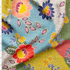Retro Floral Patchwork Rayon Challis Fabric By The Yard