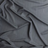 Red And Grey Fine Pinstripe On Charcoal Italian Wool Suiting #28797 Fabric By The Yard - Wide shot