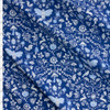 Garden Kingdom Blue Stretch Organic Cotton Jersey #29162 Fabric By The Yard
