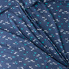Everlasting Flutter Buds Navy Stretch Cotton Jersey Knit from Art Gallery Fabrics #30210 Fabric By The Yard - Wide shot