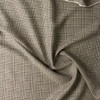 Tan and Black Glen Plaid Linen #30273 Fabric By The Yard - Wide shot