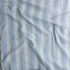 Seabreeze Vertical Banded Stripe Cotton Double Gauze #30335 Fabric By The Yard - Wide shot