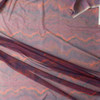 Plum and Wine Topo Abstract Power Mesh #30343 Fabric By The Yard - Wide shot