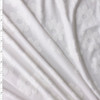 White on White Tossed Flowers Burnout French Terry #30363 Fabric By The Yard