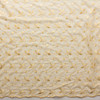 Golden Tan Floral Double Scalloped Embroidered Netting #30408 Fabric By The Yard - Wide shot Golden Tan Floral Double Scalloped Embroidered Netting #30408 Fabric By The Yard - Wide shot