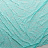 Aqua Floral Stretch Lace #30410 Fabric By The Yard - Wide shot