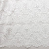 White Bridal Alençon Lace #30428 Fabric By The Yard - Wide shot White Bridal Alençon Lace #30428 Fabric By The Yard - Wide shot