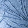 Black Leaves on Light Blue Chambray Print #30578 Fabric By The Yard - Wide shot