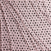 Black Hand Drawn Hearts on Blush Stretch Modal Jersey Knit from ‘Hanky Panky’ #30669 Fabric By The Yard - Wide shot