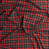 Black and Red Plaid Crepe Knit #30683 Fabric By The Yard - Wide shot