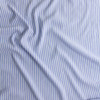 Light Blue and White Vertical Stripe Cotton Seersucker #30700 Fabric By The Yard - Wide shot Light Blue and White Vertical Stripe Cotton Seersucker #30700 Fabric By The Yard - Wide shot