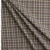 Black, Tan, Peach, and Offwhite Plaid Designer Cotton Shirting #30708 Fabric By The Yard Black, Tan, Peach, and Offwhite Plaid Designer Cotton Shirting #30708 Fabric By The Yard