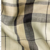 Black, Tan, and Taupe Plaid Linen #30728 Fabric By The Yard Black, Tan, and Taupe Plaid Linen #30728 Fabric By The Yard
