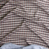 Red, Black, and White Plaid Viscose Twill #30956 Fabric By The Yard - Wide shot