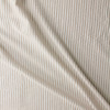 Tan and White Vertical Stripe Cotton Seersucker #30976 Fabric By The Yard - Wide shot