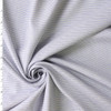 Blue and White Herringbone Texture Fine Cotton Shirting #31117 Fabric By The Yard