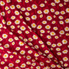 Season and Spice Bountiful Daisies Cherry Stretch Cotton Jersey Knit from Art Gallery Fabrics #31229 Fabric By The Yard - Wide shot