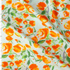 Wild Bloom Everlasting Blooms Citrus Cotton Poplin from Art Gallery Fabrics #31244 Fabric By The Yard