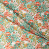 Wild Bloom Aqua Floral Cotton Poplin from Art Gallery Fabrics #31264 Fabric By The Yard - Wide shot