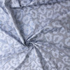 Metallic Light Blue Leopard Metallic Brocade #31293 Fabric By The Yard - Wide shot