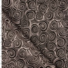 Blush and Brown Swirl Stretch Cotton Sateen #31308 Fabric By The Yard