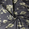 Ivory Floral Conservatory Plaid Cotton Bull Denim #31312 Fabric By The Yard - Wide shot