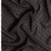 Black on Black Dot Stretch Poly Georgette #31344 Fabric By The Yard