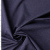 Navy with Black Ribbed Glitter Stripes Stretch Polyester Poplin #31347 Fabric By The Yard