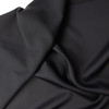 Black Viscose/Poly Heavy Crepe Backed Sateen #31357 Fabric By The Yard - Wide shot