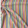 Multi Vertical Barcode Stripe Cotton Gauze #31395 Fabric By The Yard
