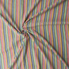 Multi Vertical Barcode Stripe Cotton Gauze #31395 Fabric By The Yard - Wide shot
