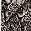 Black and Ivory Zebra Print Embroidered Cotton Lawn #31401 Fabric By The Yard